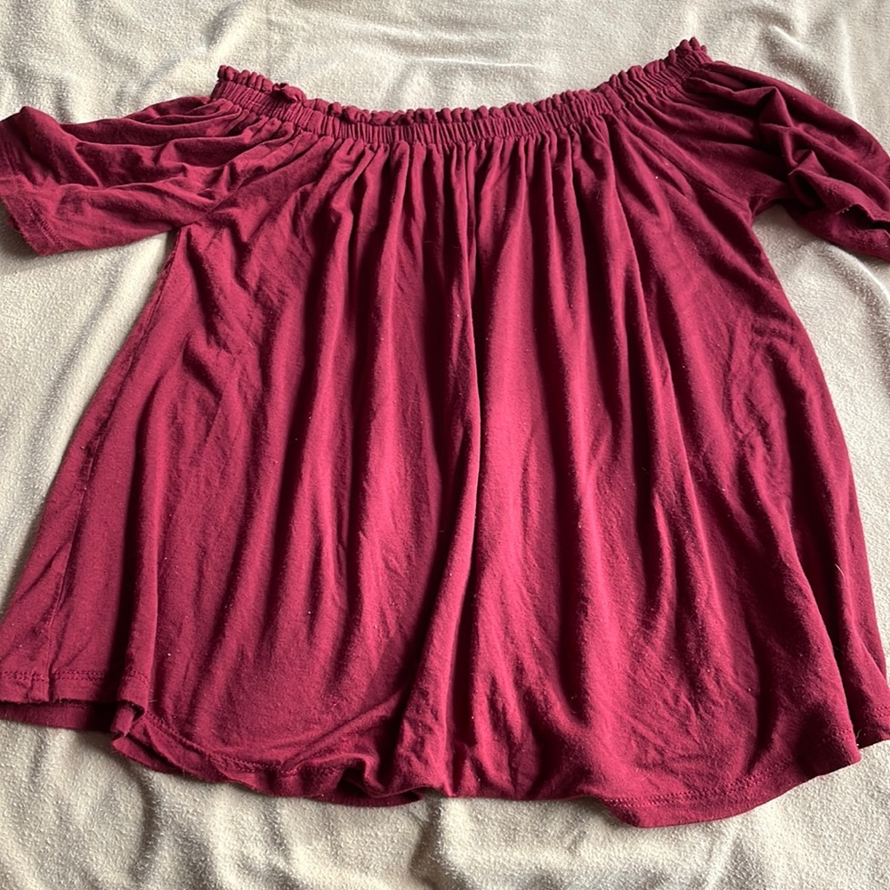 Off the shoulder shirt